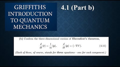 Problem 4.1 (b) Griffiths Introduction To Quantum Mechanics