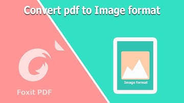 How to convert pdf to Image format in Foxit PhantomPDF