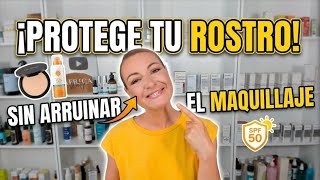 FÁCIL! ASI REAPLICO MI PROTECCIÓN SOLAR CON MAQUILLAJE