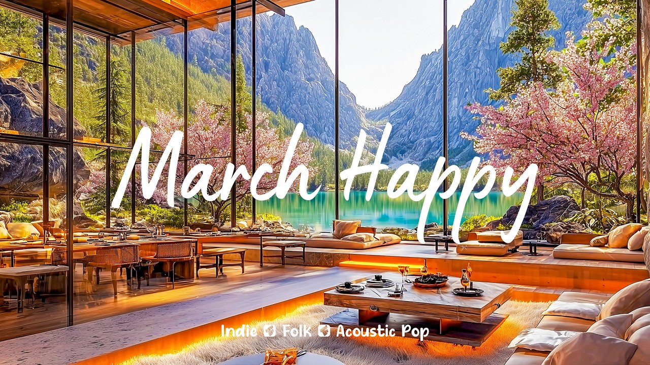 March Happy ☕ Positive Songs to Start Your Day & Spring Morning | Indie/Pop/Folk/Acoustic Live 24/7