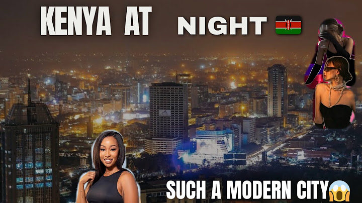 Nairobi Kenya has changed! 4K night DRIVE #vlogmas #vlogmas2024