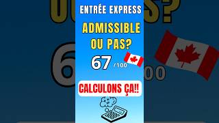 Calculons ton admissibilité Entrée Express!! CA  #immigrationcanada  #entreeexpress  #canada2025
