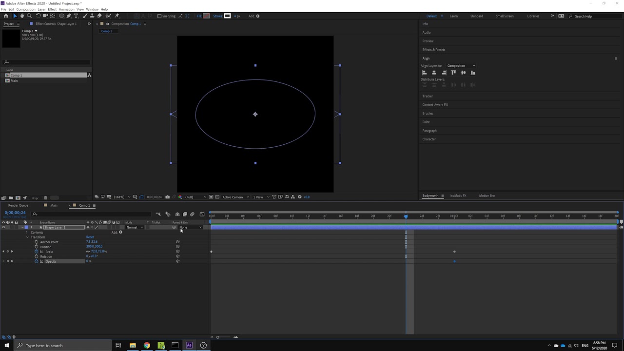 Repeating Animated Ring in After Effects (Isometric) Tutorial - YouTube