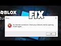 How to Fix Roblox Studio No Internet Connection Issue