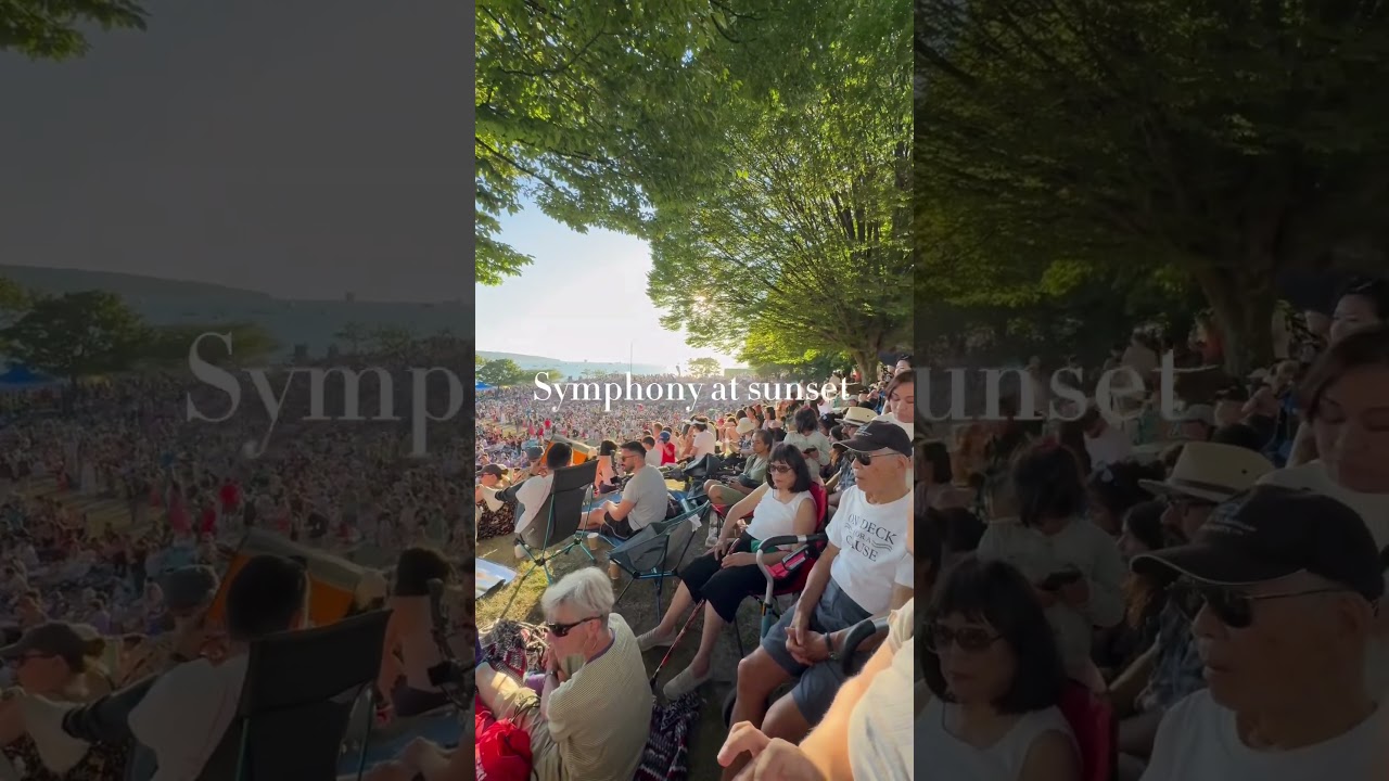 😍 Summer in Vancouver is enjoyed with a good symphony 