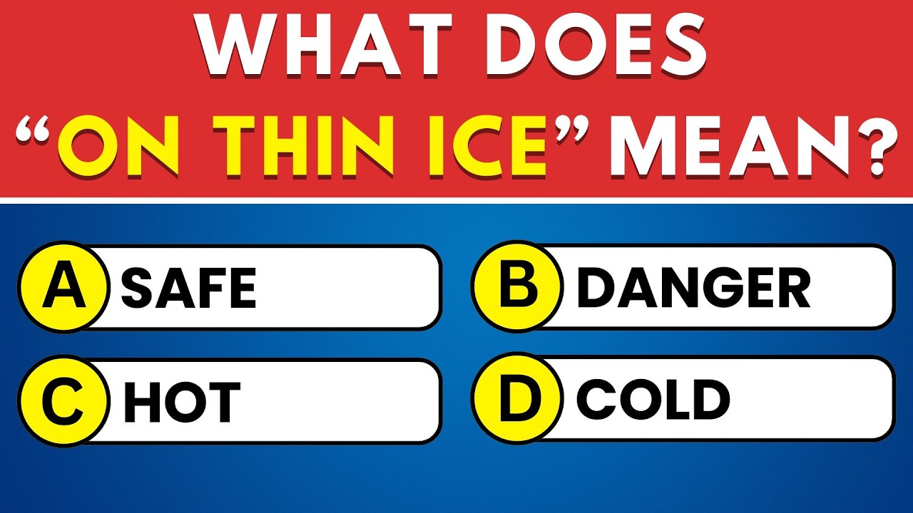 Ваш английский впечатляет, если вы наберете 30+ баллов! 🤓 50 вопросов викторины об идиомах! 📚