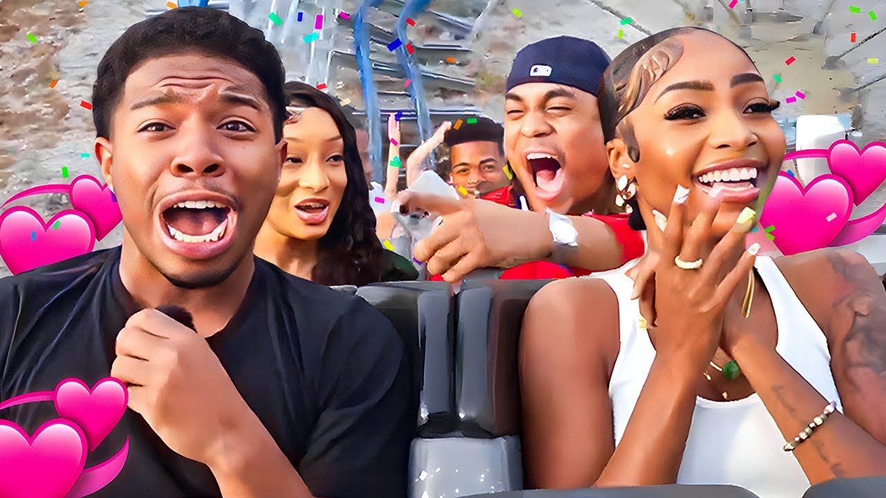 Deshae Frost & Don Goes On A 2 MAN At 6 Flags! 🎡💕