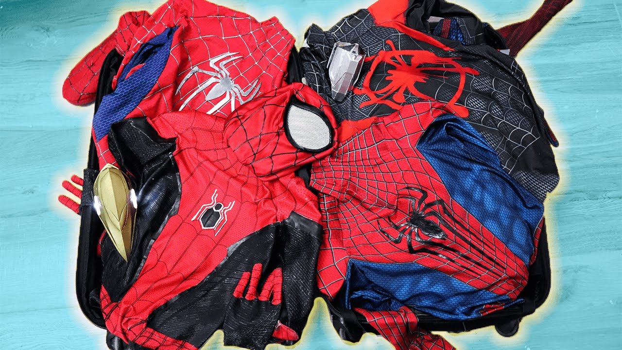 ¡MI MALETA DE TRAJES DE SPIDERMAN! - IVANSPIDEY