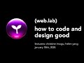 IAP 2024 Day 8 - How to Code & Design Good