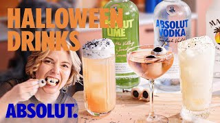 Elyse's Top 3 Halloween Cocktails | Absolut Drinks With Elyse