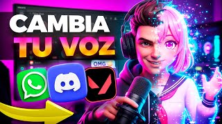 Como Cambiar tu Voz con IA en Juegos y Stream SIN LAG🚀(Fácil y Rápido 2026)✅
