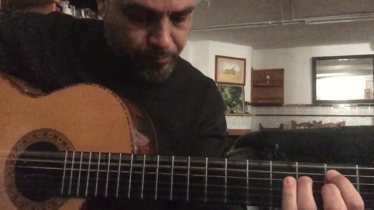 Dejándome llevar. Jesús Carrasco improvisación guitarra flamenca.