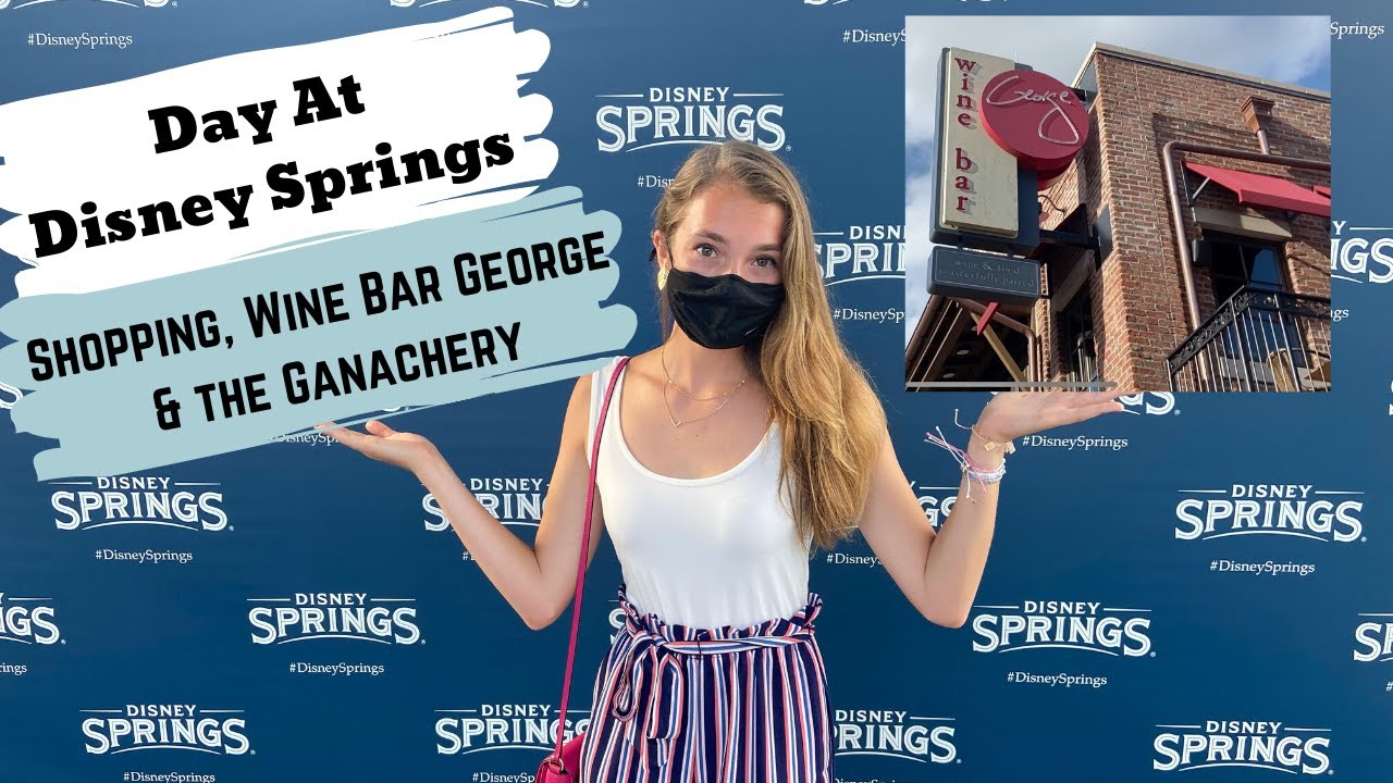 EVENING AT DISNEY SPRINGS//Vlogging, Shopping, Wine Bar George, & The