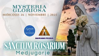 EN VIVO SANTO ROSARIO DE HOY DESDE MEDJUGORJE MIÉRCOLES 26 DE NOVIEMBRE ¡EN LATÍN! SANCTUM ROSARIUM