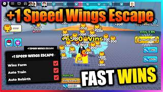 🦅 +1 Speed Wings Escape Script - FAST WINS, TRAIN, REBIRTH screenshot 5