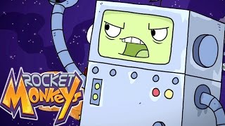 Rocket Monkeys | HOT TO BOT and SMELL MONKEY SMELL | Rocket Monkeys Full Episode | Cartoons For Kids