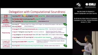 Short Proofs of Delegated Computation: Foundations and Feasibility 2 - Yael Kalai