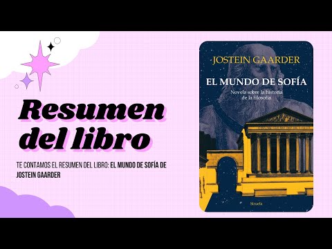 Resumen del libro 📚 El Mundo de Sofía de Jostein Gaarder - [Español]
