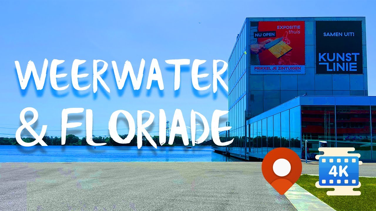 Bike Tour around Almere ‘Weerwater' & Floriade in 4K!