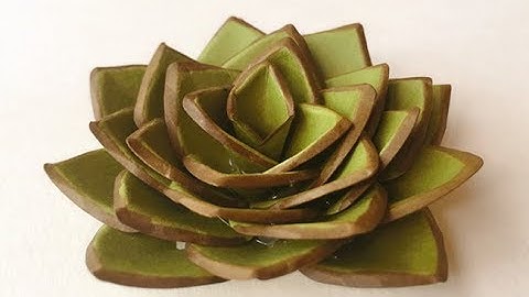 ABC TV | How To Make Succulent Paper With Shape Punch - Craft Tutorial