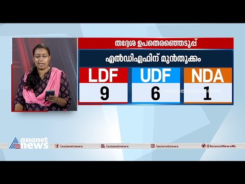 തദ്ദേശ ഉപതെരഞ്ഞെടുപ്പിൽ എൽഡിഎഫിന് മുൻ‌തൂക്കം | Kerala Local Body Election | LDF