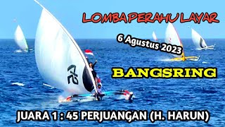 Final Lomba Perahu Layar Bangsring - 06 Agustus 2023