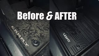 Replaced OEM Floor Mats In My Toyota Camry With some LASFIT Floor Mats! (Quick Comparison/Overview)