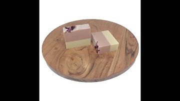 Almond Oil Cold Process Soap Tutorial Slab Edition V2 (Rose Geranium & Ho Wood) - Dawn Organics