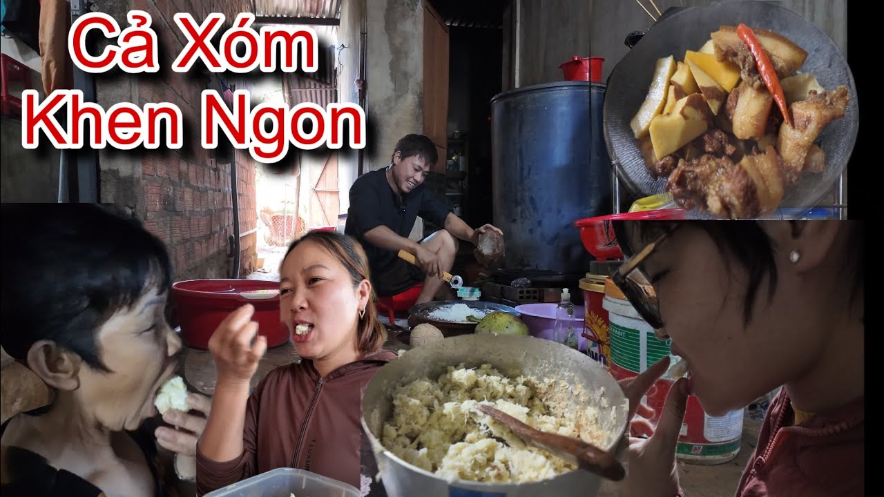 Lần Đầu Tiên Em Nô Nè Làm Món Củ Khoai Mì Nhào