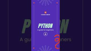 python tutorial for beginners part 4 | python part 4 by coding error 2021