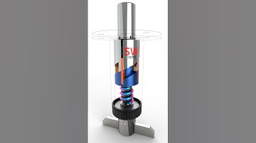 How Push-to-Turn Mechanism Works | 90 Degree Lock System #mechanism #tecnology #diy #engineering