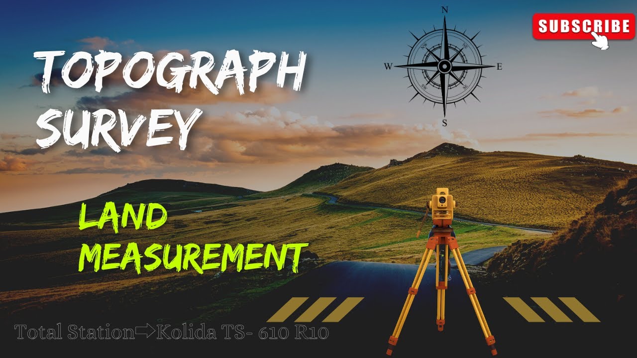 Topographic Survey | Digital Survey | Kolida Total Station - YouTube