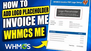 How To Add Logo In WHMCS User Invoice PDF | Hindi Tutorial 2026