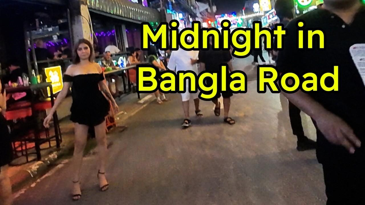 Patong, Bangla Road at midnight.