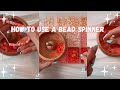 How to use a bead spinner W/ Clay beads ⭐️ Short Tutorial 