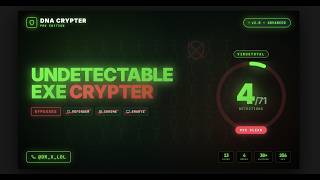 🧬 DNA Crypter -- Bypass Windows Defender + Chrome + Red SmartScreen | EXE Protector & Anti-RE Suite