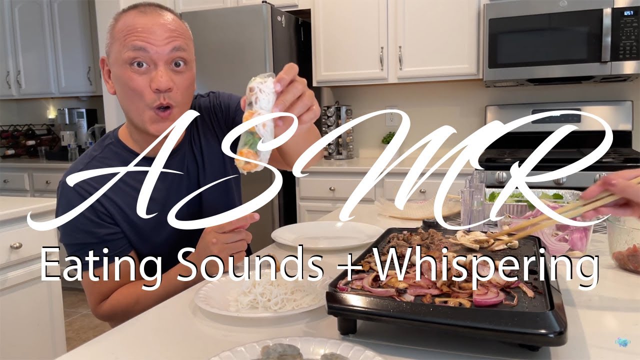 Tc Asmr 👂 ASMR GRILL FOOD ON THE TABLE CRUNCHING AND EATING SOUNDS 👂 FULL VIDEO ...