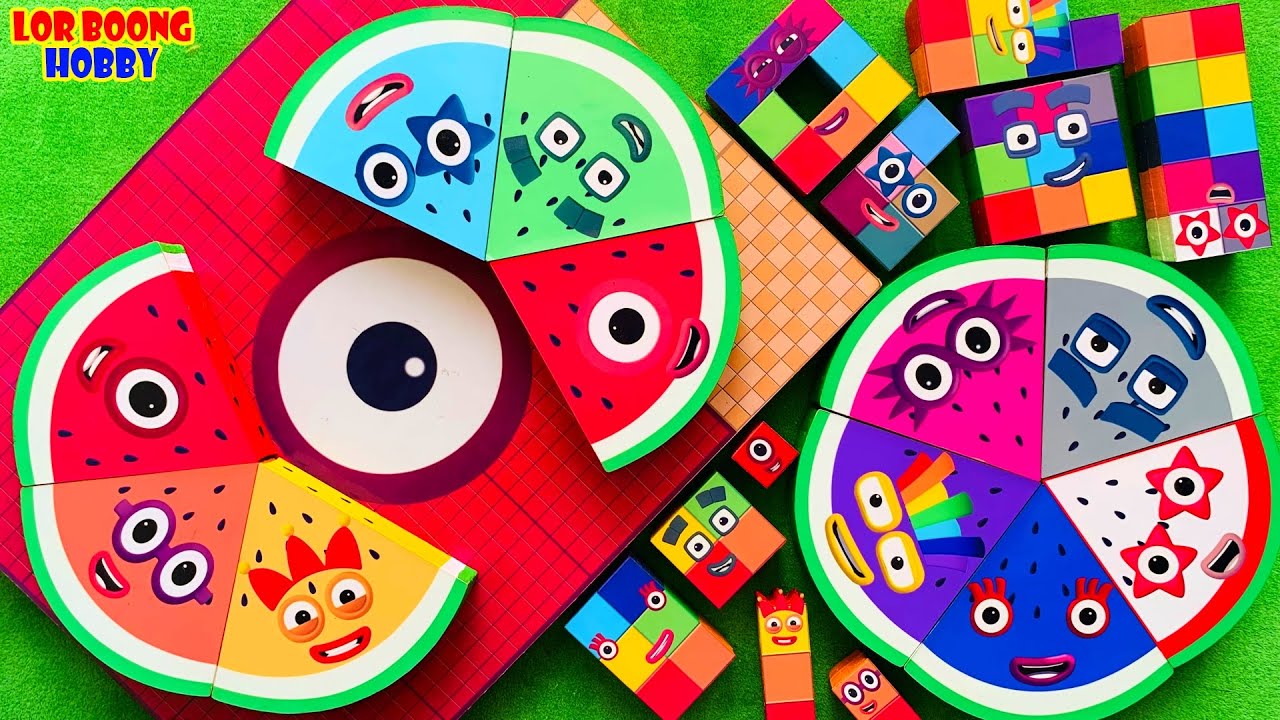 Meet Numberblocks NEW 1200 Puzzle Tetris Shape| ASMR chirping of birds