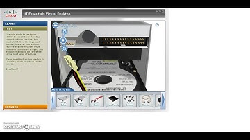 Virtual Computer Assembly, Networking Academy IT Essentials