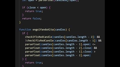 Criar robô cripto trader - Aula 1: Análise gráfica, identificando engulfing bullish pattern. NodeJs