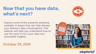 Now that you have data, what's next
