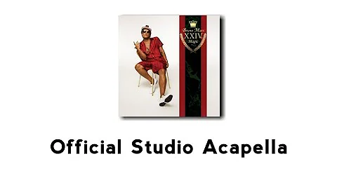 Bruno Mars - Finesse (Official Studio Acapella)