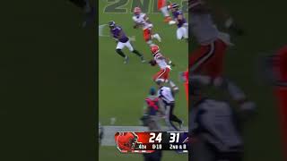 Lamar Jackson Pick Six Cleveland Browns Vs Baltimore Ravens Highlights Scripted NFL