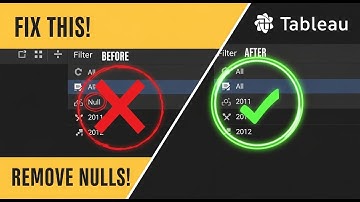 Tableau Quick Tip: Easily Remove NULL Values From Your Filters!