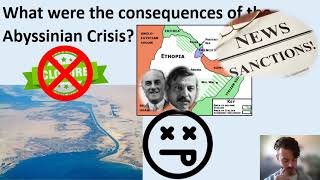 AQA History - Conflict and Tension - The consequences of the Abyssinian Crisis