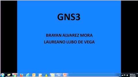 Simulador Redes - GNS3