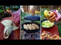 Prettiest Sausage Rolls You will ever See❗❗ All prepared in the Forest. ASMR