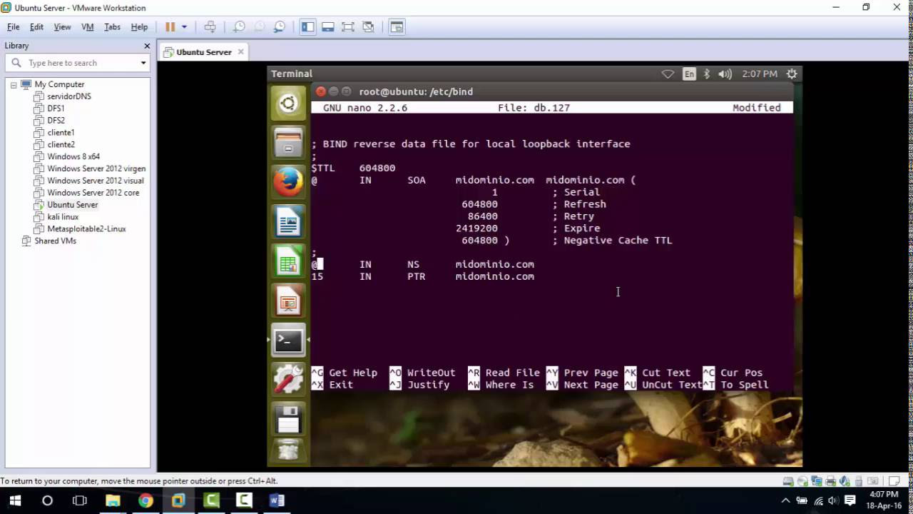  New Update instalar y configurar servidor DNS en Ubuntu 14.04