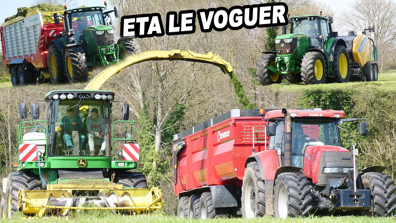 UNE JOURNÉE A L'ETA LE VOGUER | AUTOCHARGEUSE/ENSILAGE/ENRUBANNAGE