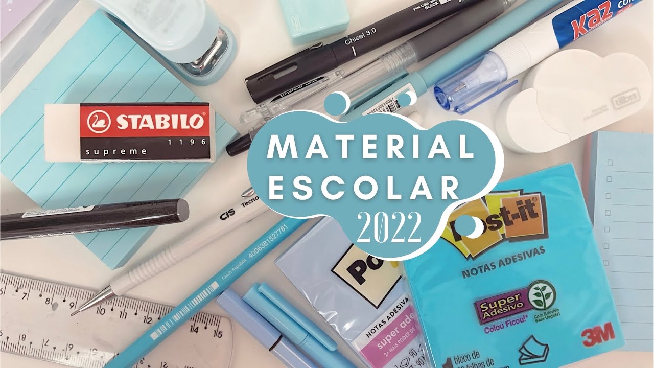 FUI NA PAPELARIA COMPRAR MEU MATERIAL ESCOLAR 2022!!! (Parte 1)